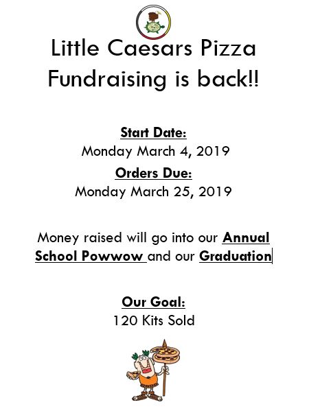 Little Caesars Fundraiser Curve Lake First Nation School
